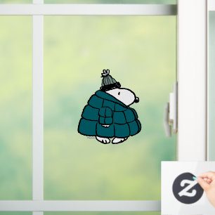 Autocollant Pour Fenêtre cacahuètes Veste Snoopy Winter Puffer