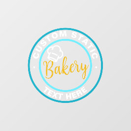 Autocollant Pour Fenêtre Cachet statique devant magasin ou boulangerie