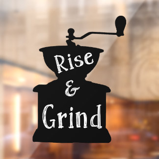 Autocollant Pour Fenêtre Café Lise et Grind