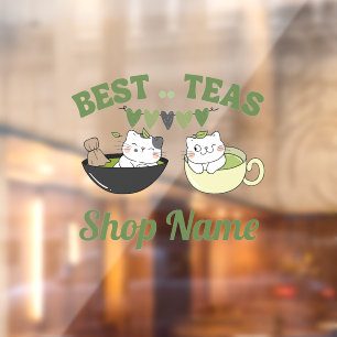 Autocollant Pour Fenêtre Café Matcha