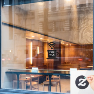Autocollant Pour Fenêtre Cafetière Wi-Fi gratuit