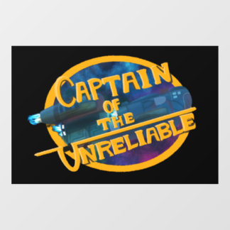 Autocollant Pour Fenêtre Capitaine de l'Infiable
