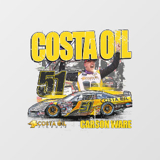 Autocollant Pour Fenêtre Carson Ware 51 Voiture Cling