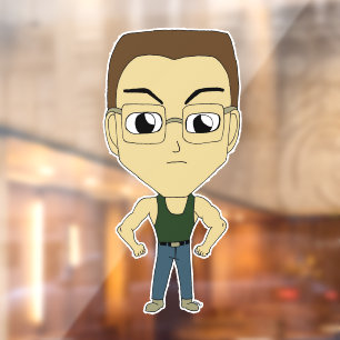 Autocollant Pour Fenêtre chibi