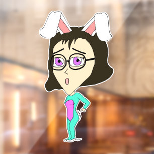 Autocollant Pour Fenêtre chibi bunnygirl