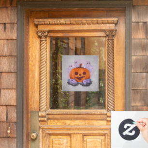 Autocollant Pour Fenêtre Citrouille Halloween