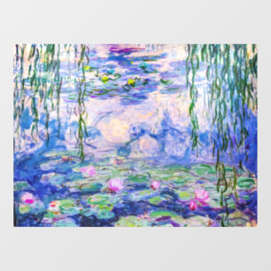 Autocollant Pour Fenêtre Claude Monet - Nymphéas / Nymphéas 1919