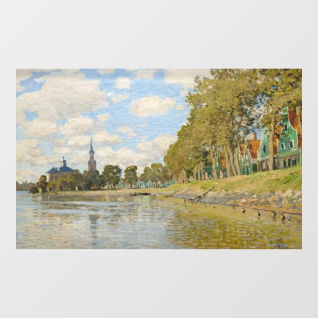 Autocollant Pour Fenêtre Claude Monet - Zaandam (Feuille)