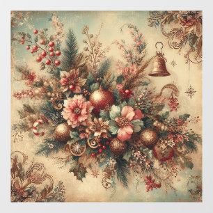 Autocollant Pour Fenêtre Clôture classique de la fenêtre de Noël