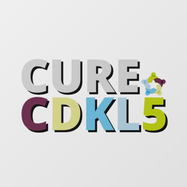 Autocollant Pour Fenêtre Clôture de fenêtre Cure CDKL5 (Feuille)