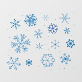 Autocollant Pour Fenêtre Clôture de fenêtre des flocons de neige