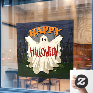 Autocollant Pour Fenêtre Clôture de fenêtre du fantôme d'Halloween