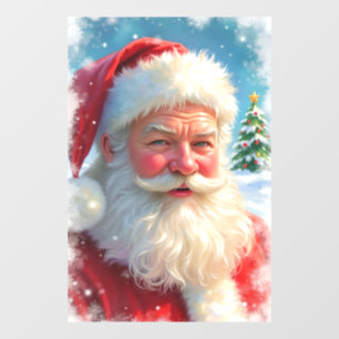 Autocollant Pour Fenêtre Clôture de fenêtre du Père Noël
