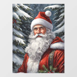 Autocollant Pour Fenêtre Clôture de fenêtre du Père Noël