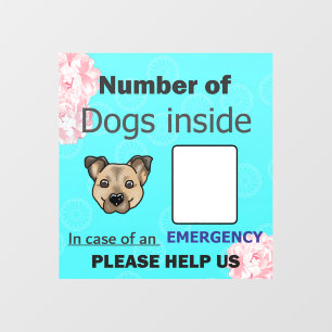 Autocollant Pour Fenêtre Clôture de fenêtre d'urgence pour animaux