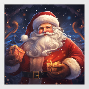 Autocollant Pour Fenêtre Clôture de fenêtre père Noël