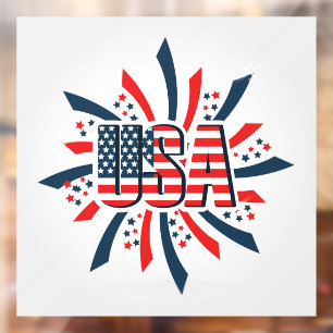 Autocollant Pour Fenêtre Clôture de fenêtre USA