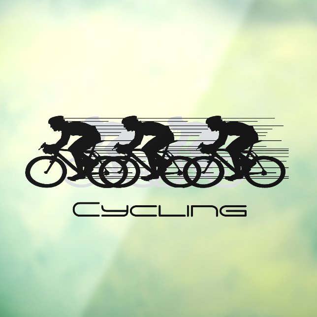 Autocollant Pour Fenêtre Clôture de la fenêtre Conception du vélo (Feuille 3)