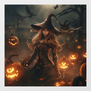 Autocollant Pour Fenêtre Clôture éffrayante de fenêtre Halloween