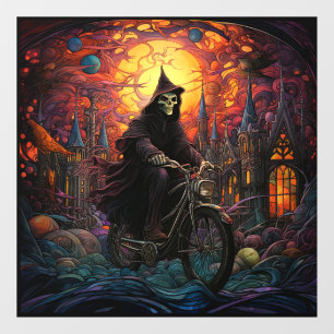 Autocollant Pour Fenêtre Clôture éffrayante de fenêtre Halloween