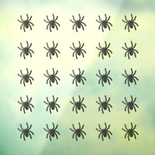 Autocollant Pour Fenêtre Clouages éffrayants de fenêtre d'araignée - Moyen