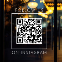 Code QR minimaliste Suivez-nous sur Instagram