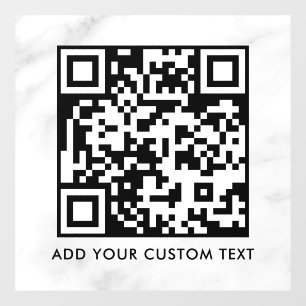 Autocollant Pour Fenêtre Code QR   Moderne Simple Élégant Scannable 