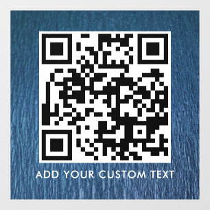 Autocollant Pour Fenêtre Code QR Moderne Simple Élégant Scannable