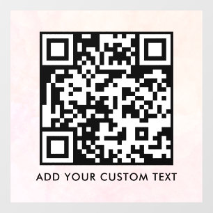 Autocollant Pour Fenêtre Code QR   Moderne Simple et Élégant Scannable 