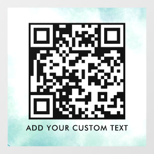 Autocollant Pour Fenêtre Code QR Moderne Simple Scannable Élégant