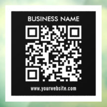 Code QR modifiable (généré instantanément) | Noir