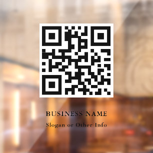 Autocollant Pour Fenêtre Code QR tendance