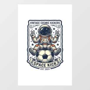 Autocollant Pour Fenêtre Conception de chemise de signe de paix de football