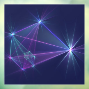 Autocollant Pour Fenêtre Constellation, art fractal abstrait fantastique