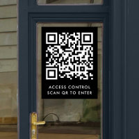 Contrôle d'accès Code QR | Entrée de serrure de po