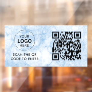 Autocollant Pour Fenêtre Contrôle d'accès Entrée du logo de l'entreprise