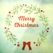 Couronne de Noël élégante et étoiles