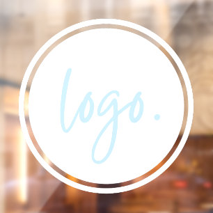 AUTOCOLLANT POUR FENÊTRE CRÉEZ VOTRE PROPRE COMMERCE D'ENTREPRISE LOGO COMP