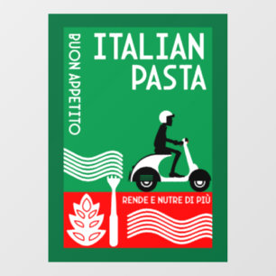 Autocollant Pour Fenêtre Cuisine italienne