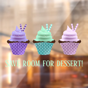 Autocollant Pour Fenêtre Cupcakes