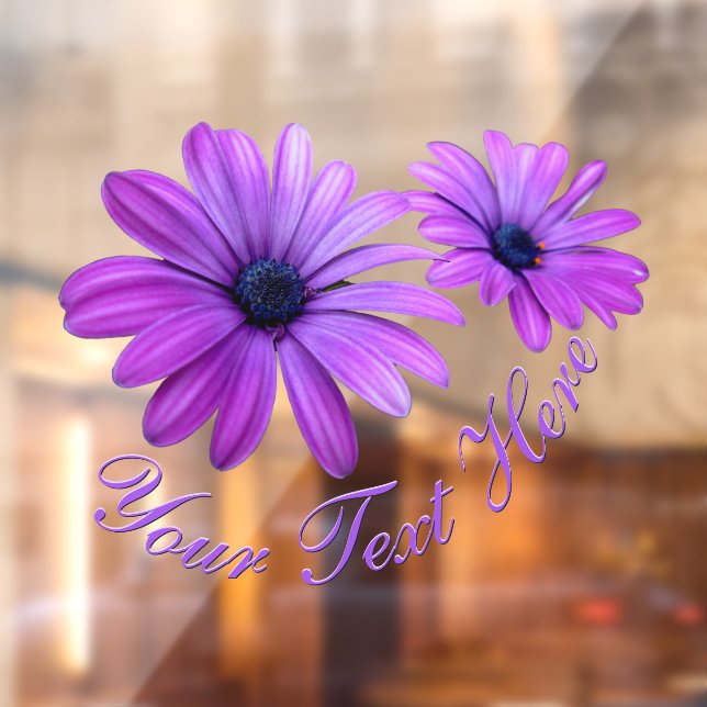 Autocollant Pour Fenêtre Daisy Decal Personnaliser Gerbera Daisy Clouage de (Feuille 2)