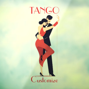 Autocollant Pour Fenêtre Danseurs de Tango Thunder_Cove