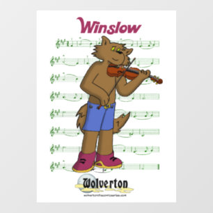 Autocollant pour fenêtre de Winslow