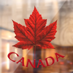 Autocollant Pour Fenêtre Décal Canada Feuille d'érable