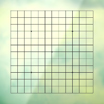 Décal personnalisable transparent Goban 13x13