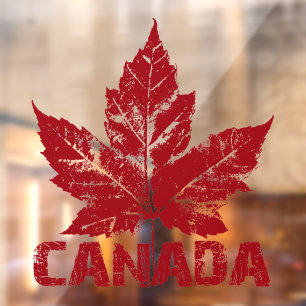 Autocollant Pour Fenêtre Décalage Canada Personnalisez la vignette Cool Can