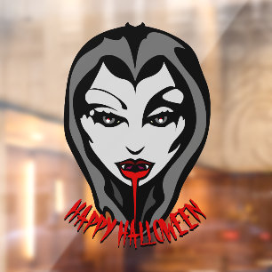 Autocollant Pour Fenêtre Décalage de la fenêtre d'Halloween personnalisée V