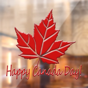Autocollant Pour Fenêtre Décalages de la fête du Canada Décalages de fenêtr