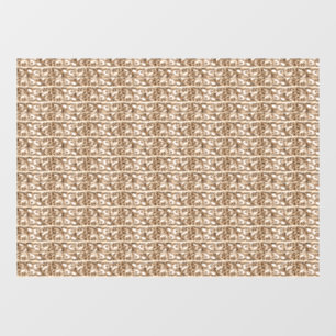 Autocollant Pour Fenêtre Design de Motif de Golden Filigree