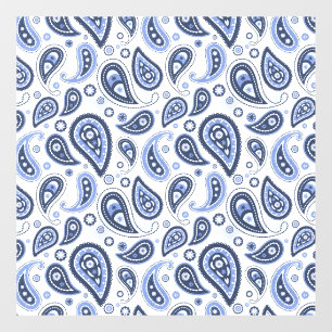 Autocollant Pour Fenêtre Dessin imprimé floral paisley complexe